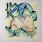 眠っている鹿 ポスター (正面)