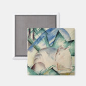 眠っている鹿 マグネット (正面/裏面)