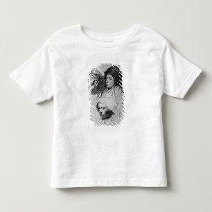 眠っている1人の3人の女性の頭部1637年 トドラーTシャツ