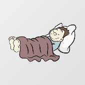 眠っている ウィンドウサイン (シート)