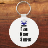 眠って金を稼ぐ キーホルダー (正面)