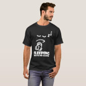 眠って、私を-学生のTシャツ放っておいて下さい Tシャツ (正面フル)
