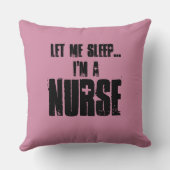 眠らせてくれ…ナース枕だ クッション (裏面)