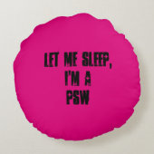 眠らせてくれ、PSWだ。クッション ラウンドクッション (裏面)