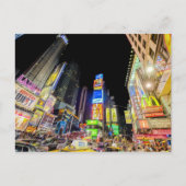 眠らない街のタイムズ・スクエア ポストカード (正面)