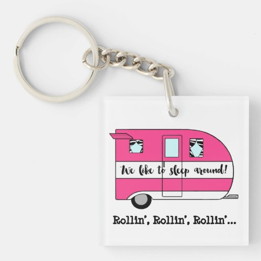 「眠りたいのまわりに!」 キーホルダー (正面)