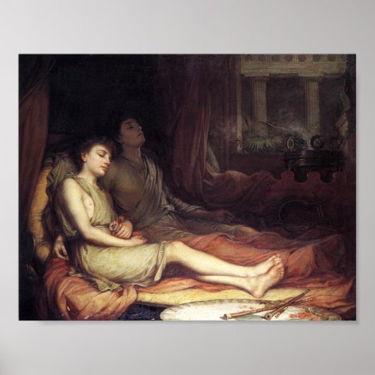 眠りとその半身兄弟 死 (悲しみ) ポスター (正面)