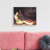 眠りとその半身兄弟 死 (悲嘆) キャンバスプリント (インサイチュ (リビング))