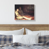 眠りとその半身兄弟 死 (悲嘆) キャンバスプリント (インサイチュ (寝室))