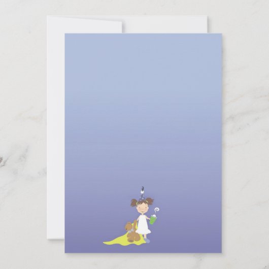 眠りと枕の戦い 招待状 (裏面)