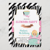 眠りのパーティの招待状 招待状 (正面/裏面)