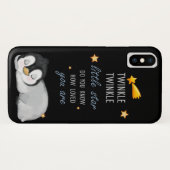 眠りのペンギンのためのきらきら星 Case-Mate iPhoneケース (裏面(横))