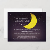 眠りの月と星 招待状 (正面/裏面)