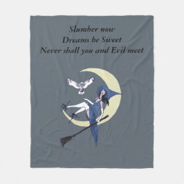眠りの祈りの言葉 フリースブランケット