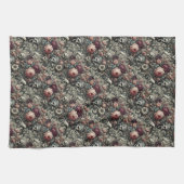 眠りの終わり – ゴシックビクトリアン キッチンタオル (横)