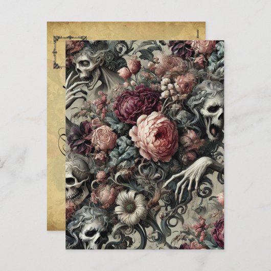 眠りの終わり – ゴシックビクトリアン シーズンポストカード (正面/裏面)