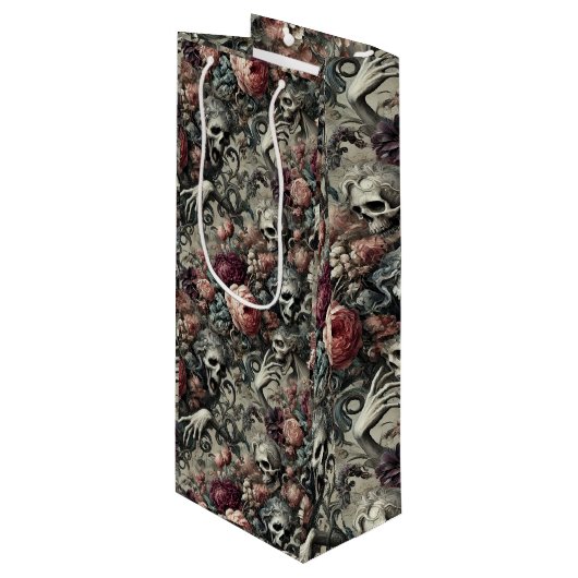眠りの終わり – ゴシックビクトリアン ワインギフトバッグ (正面アングル)