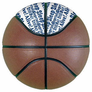 眠りは奪われたが、濃い青色でまだ生きている バスケットボール