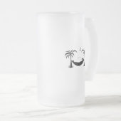 眠りハンモック フロストグラスビールジョッキ (正面右)