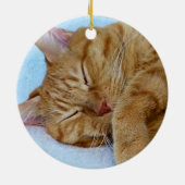 眠り猫 セラミックオーナメント (裏面)