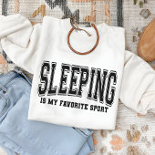 眠るおもしろい引用文シャツ、皮肉なユーモアのシャツ Tシャツ