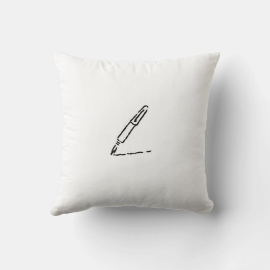 眠ることができませんでしたり枕を書かなければなりません クッション (裏面)