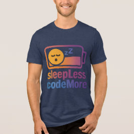 眠るなコードを書け ITデザイン トライブレンドＴシャツ