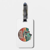 眠るのまわりにキャンパー ラゲッジタグ (裏面縦)