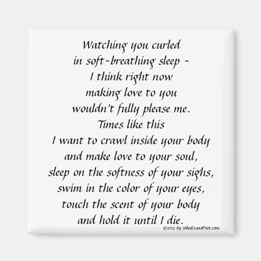 眠るのを見ながら マグネット (正面)