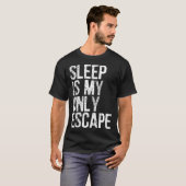 眠るばかりは免れぬ Tシャツ (正面フル)