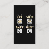 眠るア食べニメがアジア漫画の情熱を繰り返す 名刺 (正面)