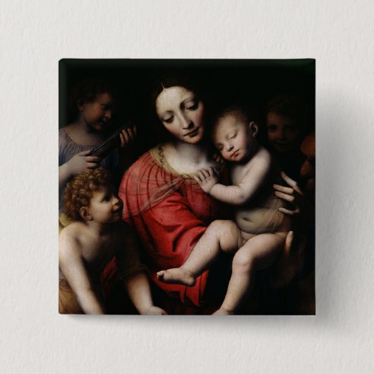 眠るイエス 缶バッジ (正面)