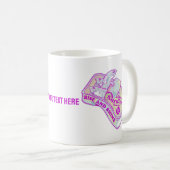 眠るイワシと輝き コーヒーマグカップ (正面右)