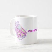 眠るイワシと輝き コーヒーマグカップ (正面左)