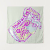 眠るイワシと輝き タペストリー (正面(横))