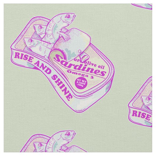 眠るイワシと輝き ファブリック (クローズアップ)