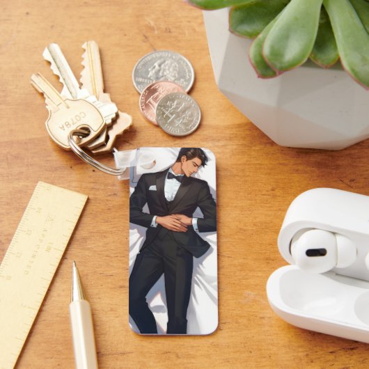 眠るエレガントアニメマン キーホルダー (デスク)