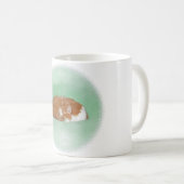 眠るオレンジの子猫 コーヒーマグカップ (正面右)