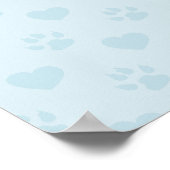 眠るオレンジタビー猫 ポスター (角)