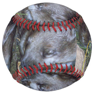 眠るオーストラリアのウォンバット、カスタマイズ可能なソフトボール ソフトボール