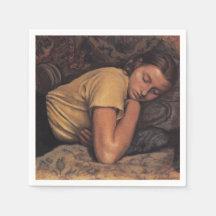 眠るカティア(Serebriakova)