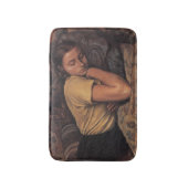 眠るカティア(Serebriakova) バスマット (正面縦)