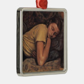 眠るカティア(Serebriakova) メタルオーナメント (右)