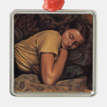 眠るカティア(Serebriakova)