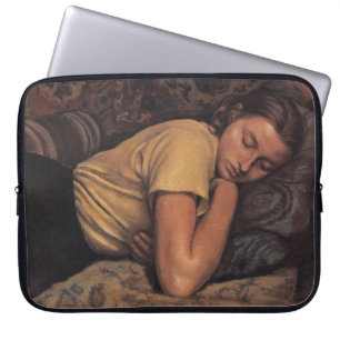 眠るカティア(Serebriakova) ラップトップスリーブ