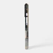 眠るキツネお洒落素朴クリスマス iPhone 16ケース (左側面)