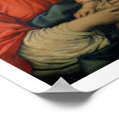 眠るキリストの子(キャンバス上の油) ポスター (角)