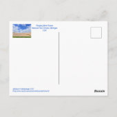 眠るクマ砂丘国立公園/ビッグ砂丘青空 ポストカード (裏面)