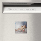 眠るケルブ(プットー) (by Leon Bazille Perrault) マグネット (インサイチュ (食洗機))