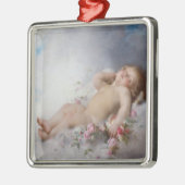 眠るケルブ（プットー） (by Leon Bazille Perrault) メタルオーナメント (左)